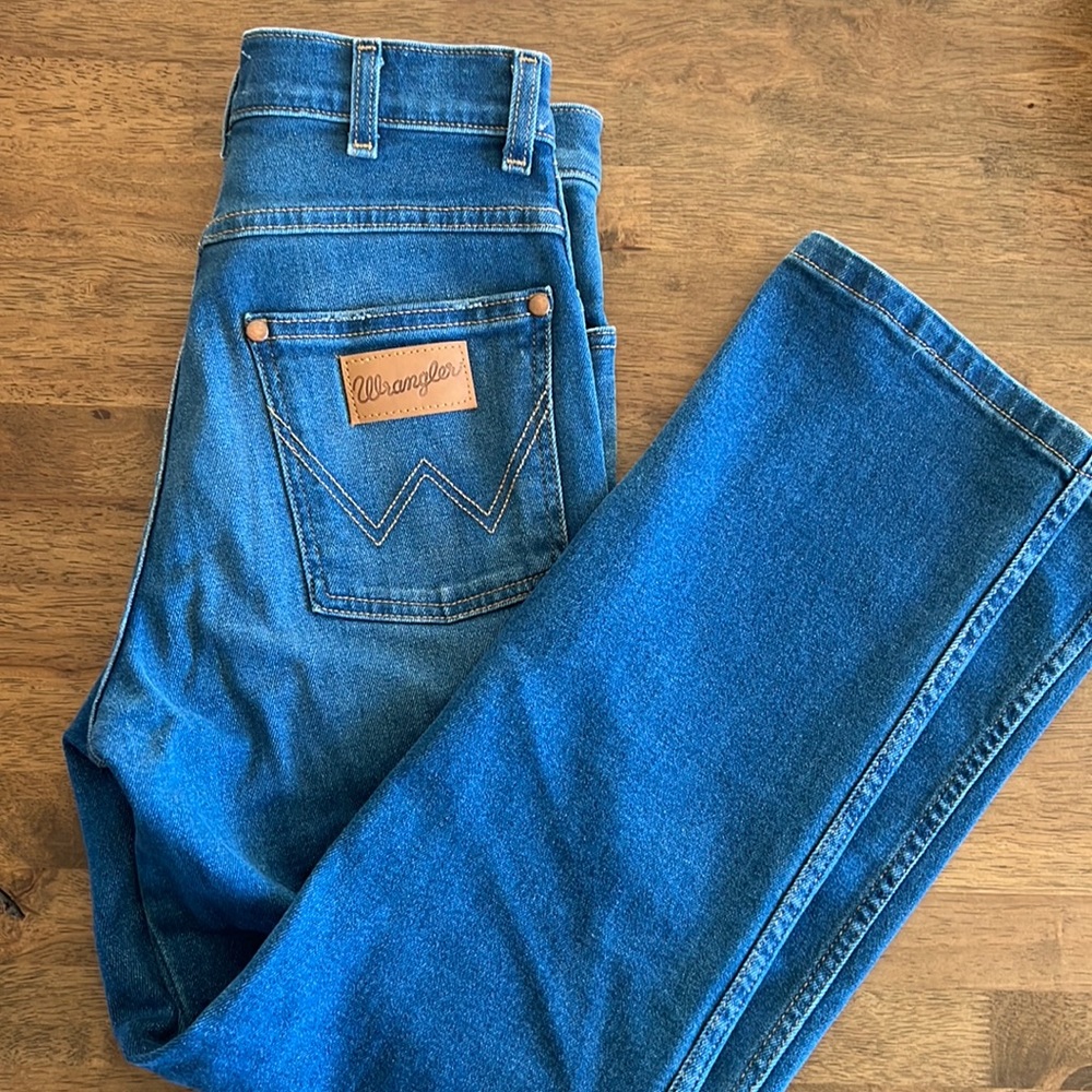Wrangler Retro High Rise Crop Jeans 27